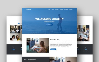 Phoenix - Mehrzweck-HTML-Landingpage-Vorlage