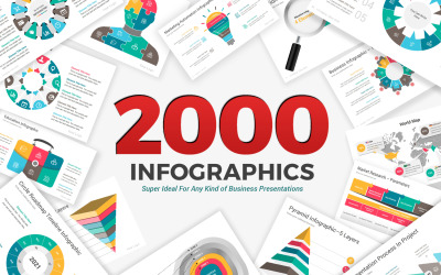 Szablon PowerPoint 2000 Infographics Diagrams #102594