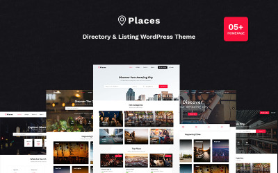 Tema WordPress Responsive #102597 "Places - Directory & Listing"