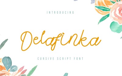 Carattere Delafinka