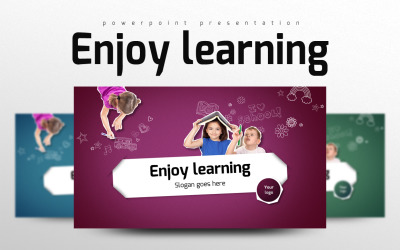 Njut av att lära dig PowerPoint-mall