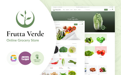 Élelmiszerbolt WordPress téma - Frutta Verde