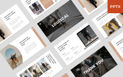LOUISCAL - Business Creative PowerPoint template
