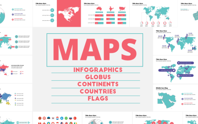 Mapy Kompletny zestaw szablonów PowerPoint