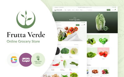 Tema de WordPress para tienda de comestibles - Frutta Verde
