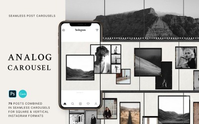 Analog - Sosyal Medya için Atlı Karınca Gönderi Şablonları
