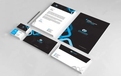 Branding - Modèle d&amp;#39;identité d&amp;#39;entreprise entièrement personnalisé