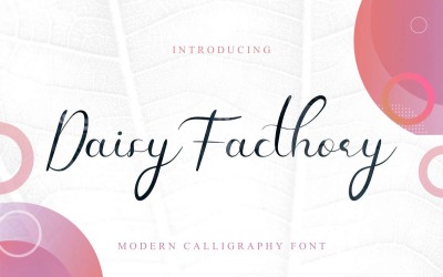 Daisy Facthory Lettertype