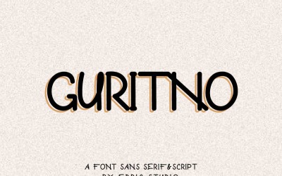 Guritno-lettertype