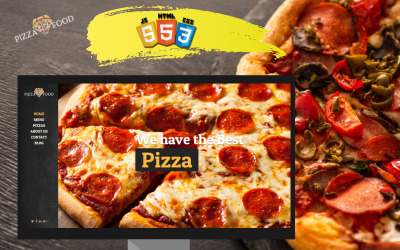 Pizzamat - HTML för restaurang, café eller pizzeria Flersidig målsidesmall v2.0