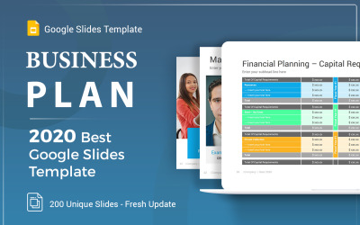 Prémium Business Plan Google Slides Google Slides 103013