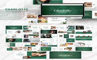 Modelo de PowerPoint de apresentação de Charlotte