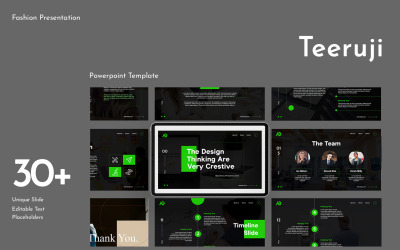 Teeruji Presentatie PowerPoint-sjabloon