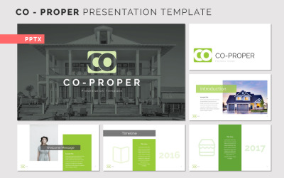 CO - PROPRE Modèle PowerPoint