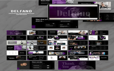 PowerPoint-mall för Delfano Presentation