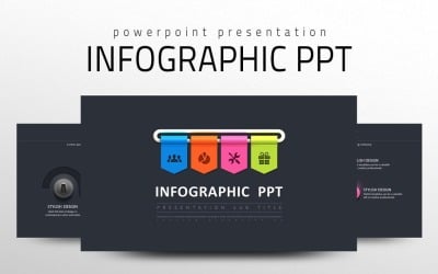 Modèle d&amp;#39;infographie PPT PowerPoint