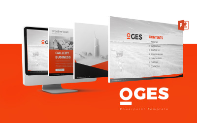 Oges Presentation PowerPoint-mall