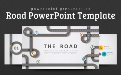 Road PowerPoint template
