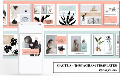 CACTUS - Instagram Templates for Social Media
