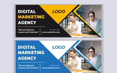 Creative agency business banner facebook cover Social Media 103533