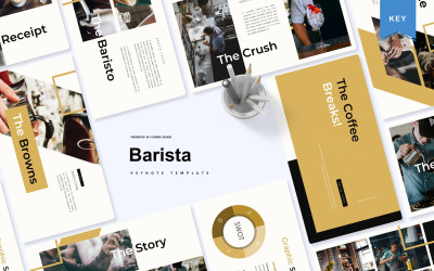 Barista - šablona Keynote