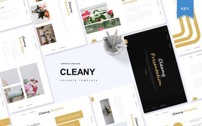 Cleany - шаблон Keynote