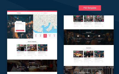 Housey - Modello PSD per directory di elenco