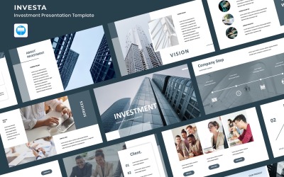 "INVESTA - Business Presentation" Keynote Template №103648