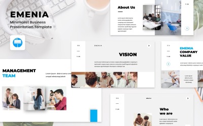 "MINIMALIST BUSINESS" Keynote Template №103615