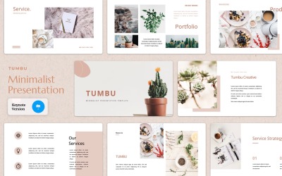"Minimalist Presentation" Keynote Template №103626