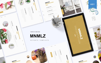 Mnmlz - szablon Keynote