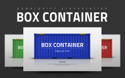 Box Container PowerPoint template