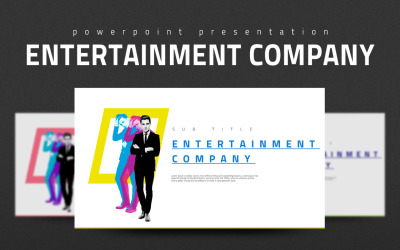 Entertainment Company PowerPoint template