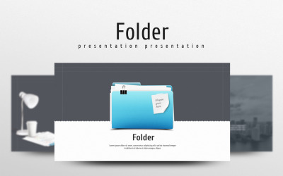 Folder PowerPoint template