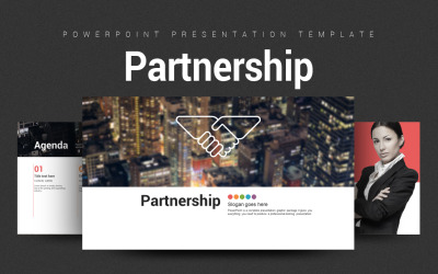 Partnerskap PowerPoint-mall