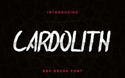Cardolith Lettertype