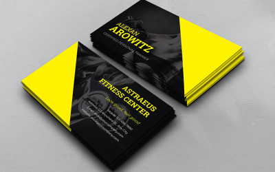 Fitness Business Card - Corporate Identity Template