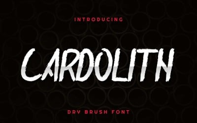 Cardolith písmo