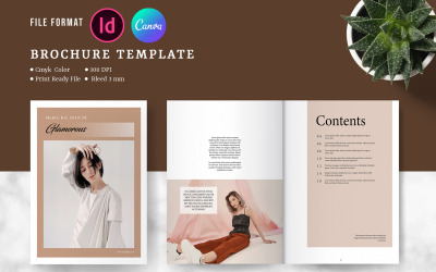 Glamorous Media Press Kit - šablona Corporate Identity