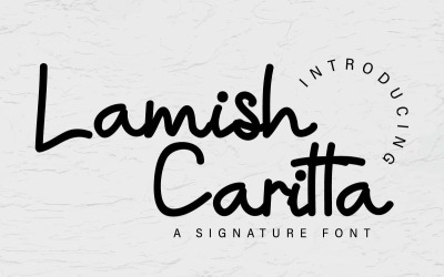 Lamish Caritta Lettertype