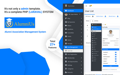 Dashboard design for an Education web app