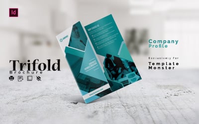 Firemní brožura InDesign Trifold # 01