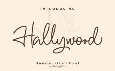 Hallywood - Handwritten Cursive Font
