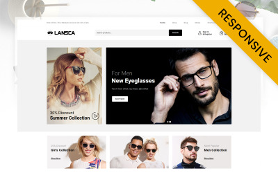 "Lansca - Multipurpose WooCommerce Theme" - адаптивний WooCommerce шаблон №103910