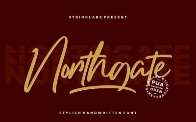 Northgate - Elegante carattere scritto a mano