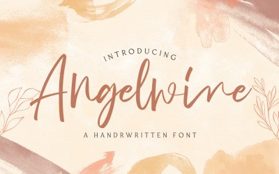 Angelwine - Handskrivet typsnitt