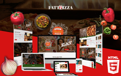Fattpizza | HTML5-websitesjabloon voor pizza en diner