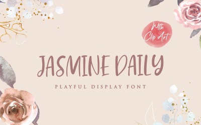 Jasmine Daily - Carattere di visualizzazione giocoso