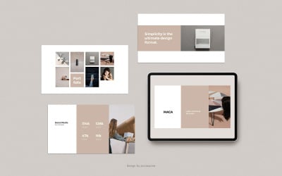 MACA - шаблон Media Kit для PowerPoint