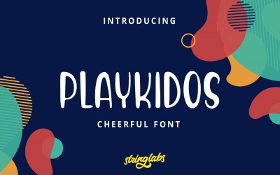 Playkidos - Speels decoratief lettertype